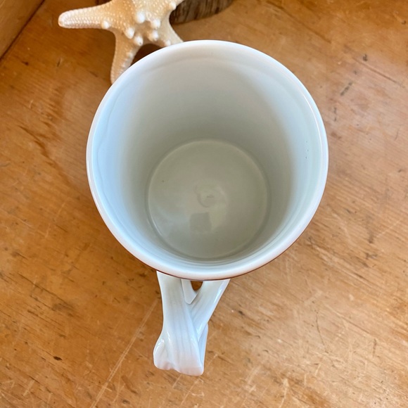 Amazing VERY RARE Vintage Oversized French Limoges Nautical Ship Mug - Picture 8 of 11